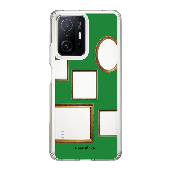 スリムプロテクションケース［ Photo Frames - Green ］