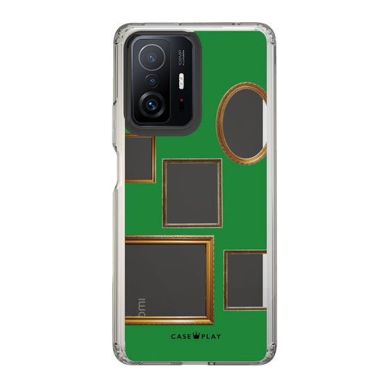 スリムプロテクションケース［ Photo Frames - Green ］