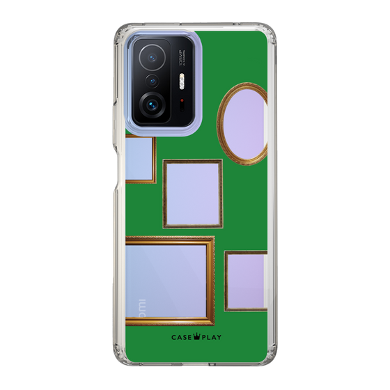 スリムプロテクションケース［ Photo Frames - Green ］