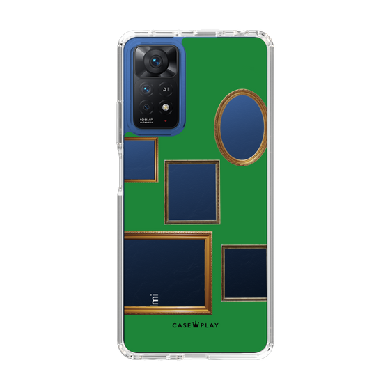 スリムプロテクションケース［ Photo Frames - Green ］