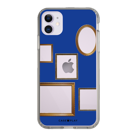 スリムプロテクションケース［ Photo Frames - Blue ］