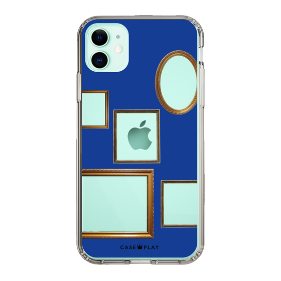 スリムプロテクションケース［ Photo Frames - Blue ］