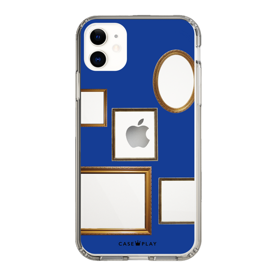 スリムプロテクションケース［ Photo Frames - Blue ］
