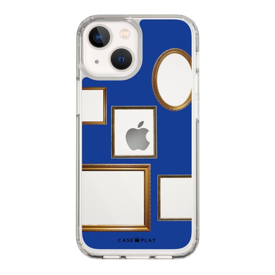 スリムプロテクションケース［ Photo Frames - Blue ］