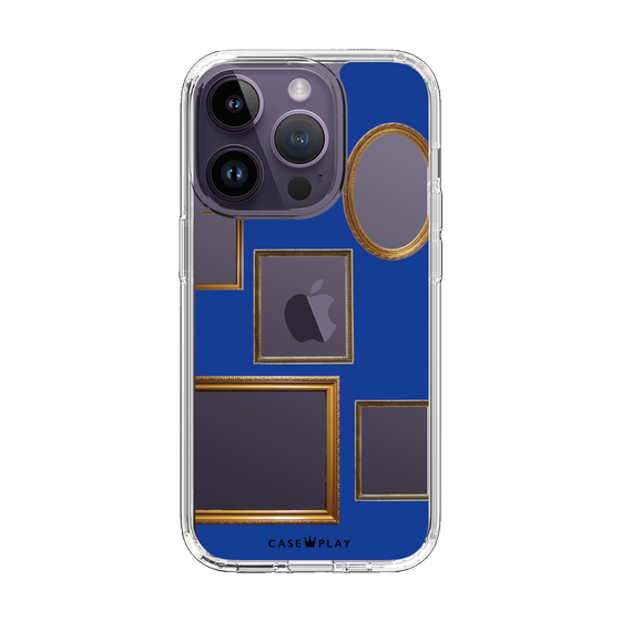 スリムプロテクションケース［ Photo Frames - Blue ］