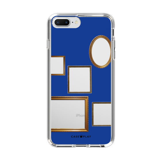 スリムプロテクションケース［ Photo Frames - Blue ］