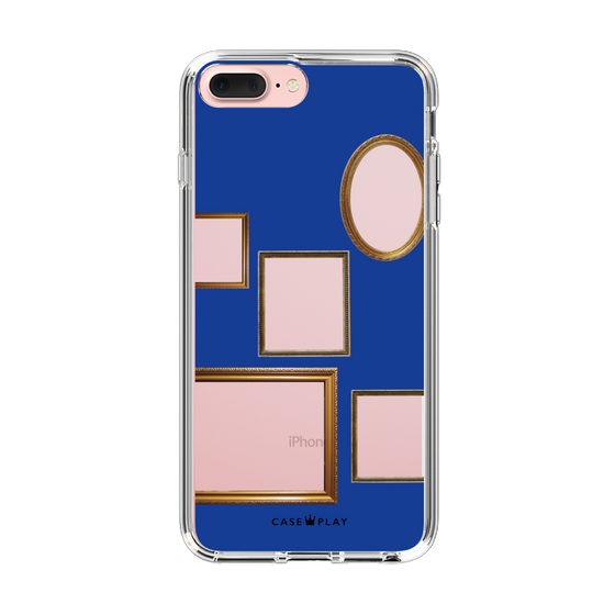 スリムプロテクションケース［ Photo Frames - Blue ］