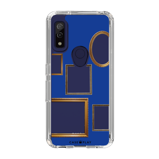 スリムプロテクションケース［ Photo Frames - Blue ］