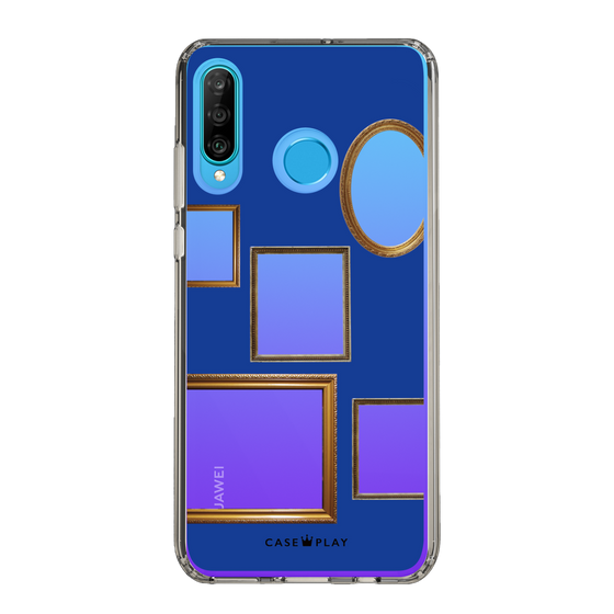 スリムプロテクションケース［ Photo Frames - Blue ］