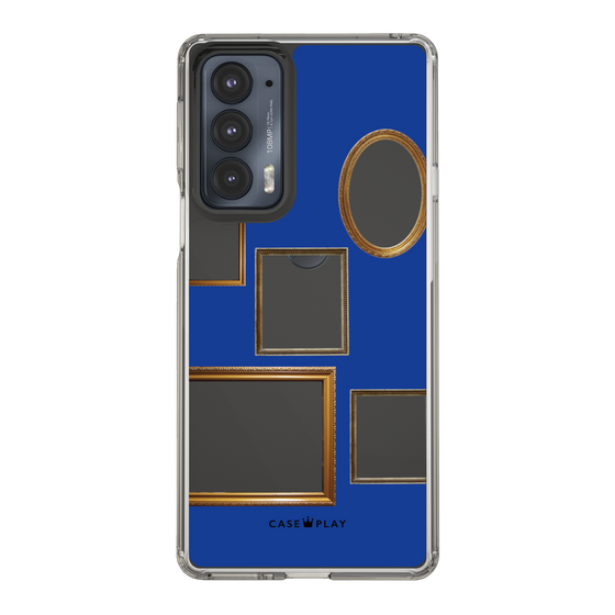 スリムプロテクションケース［ Photo Frames - Blue ］