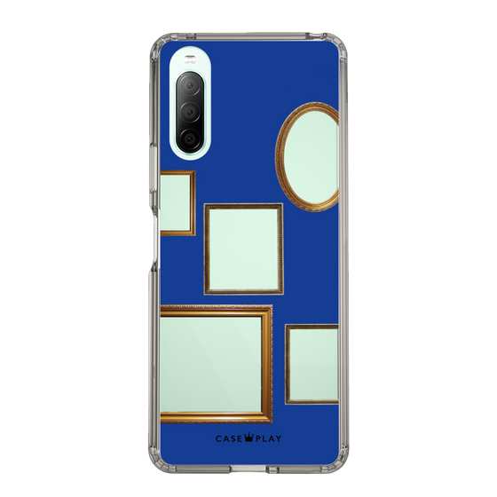 スリムプロテクションケース［ Photo Frames - Blue ］