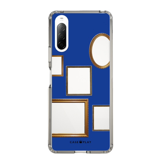 スリムプロテクションケース［ Photo Frames - Blue ］