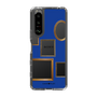 スリムプロテクションケース［ Photo Frames - Blue ］