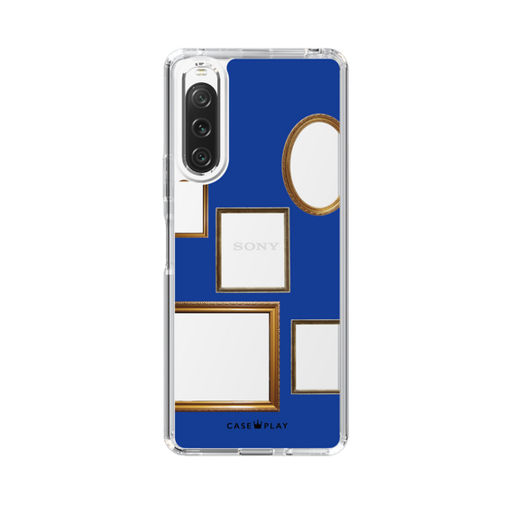 スリムプロテクションケース［ Photo Frames - Blue ］