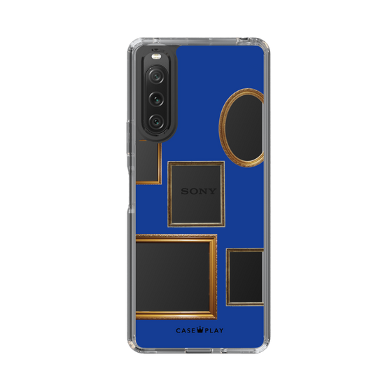 スリムプロテクションケース［ Photo Frames - Blue ］