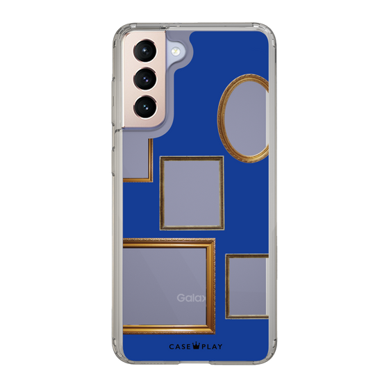 スリムプロテクションケース［ Photo Frames - Blue ］