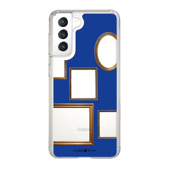 スリムプロテクションケース［ Photo Frames - Blue ］