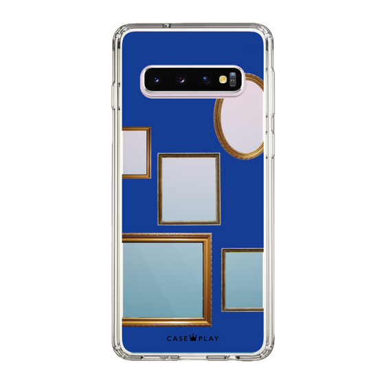 スリムプロテクションケース［ Photo Frames - Blue ］