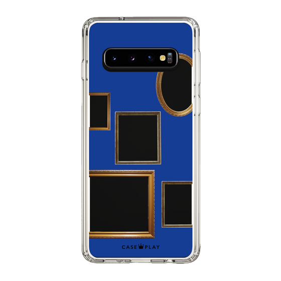 スリムプロテクションケース［ Photo Frames - Blue ］