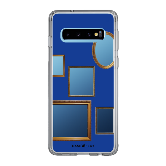 スリムプロテクションケース［ Photo Frames - Blue ］