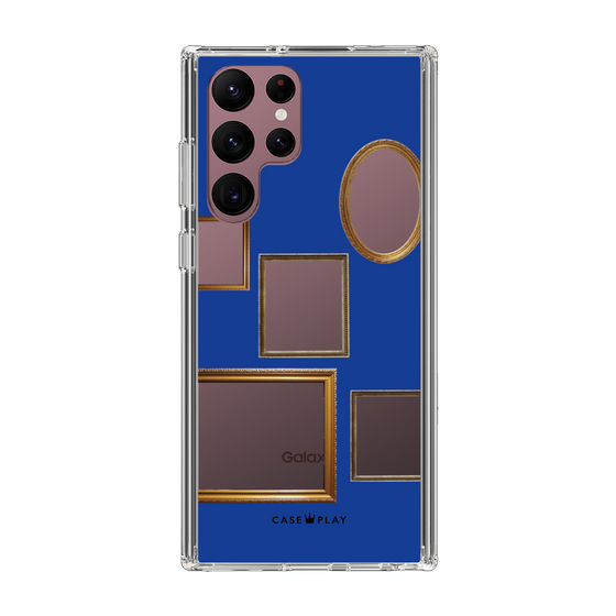 スリムプロテクションケース［ Photo Frames - Blue ］