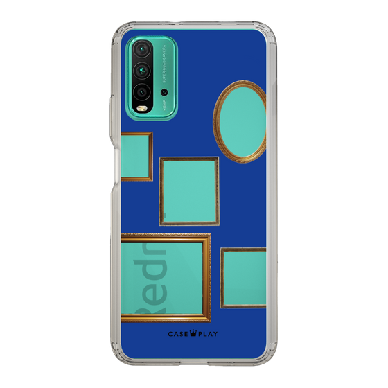 スリムプロテクションケース［ Photo Frames - Blue ］