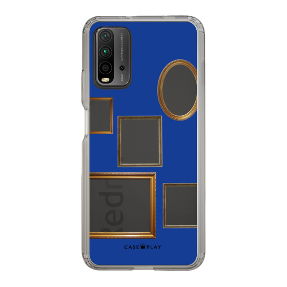 スリムプロテクションケース［ Photo Frames - Blue ］