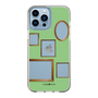 スリムプロテクションケース［ Photo Frames - Light Green ］