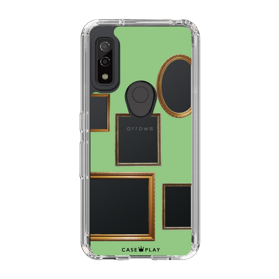 スリムプロテクションケース［ Photo Frames - Light Green ］