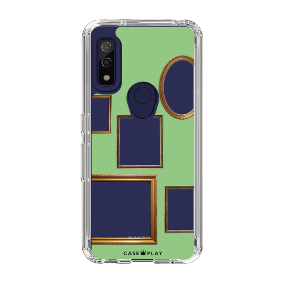 スリムプロテクションケース［ Photo Frames - Light Green ］