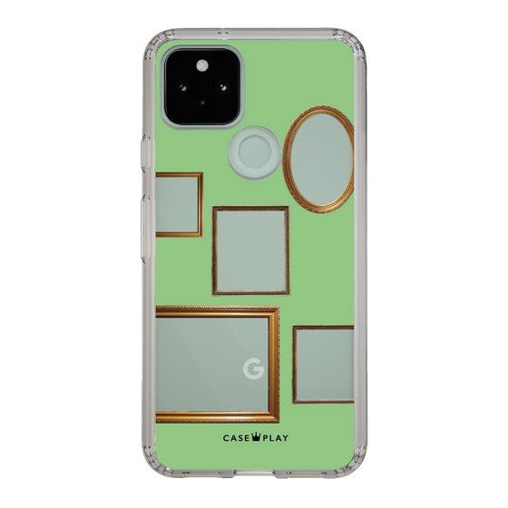 スリムプロテクションケース［ Photo Frames - Light Green ］