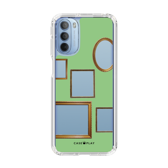 スリムプロテクションケース［ Photo Frames - Light Green ］