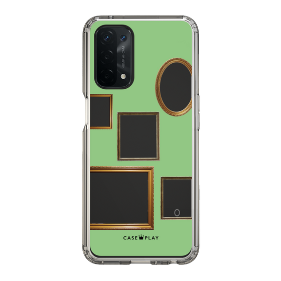 スリムプロテクションケース［ Photo Frames - Light Green ］