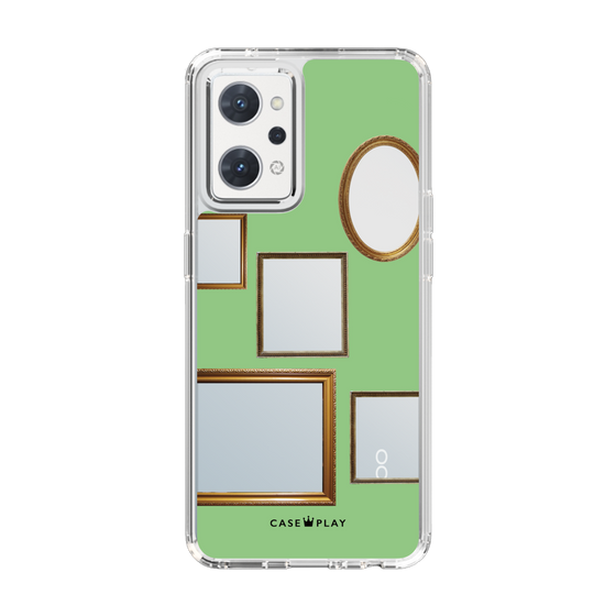 スリムプロテクションケース［ Photo Frames - Light Green ］