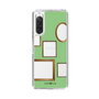 スリムプロテクションケース［ Photo Frames - Light Green ］