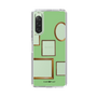 スリムプロテクションケース［ Photo Frames - Light Green ］
