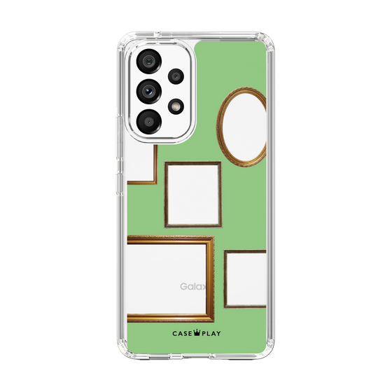 スリムプロテクションケース［ Photo Frames - Light Green ］