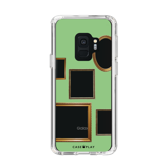 スリムプロテクションケース［ Photo Frames - Light Green ］