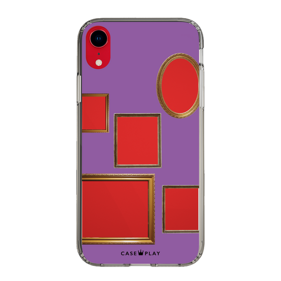 スリムプロテクションケース［ Photo Frames - Purple ］