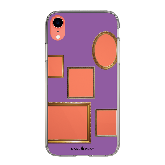 スリムプロテクションケース［ Photo Frames - Purple ］