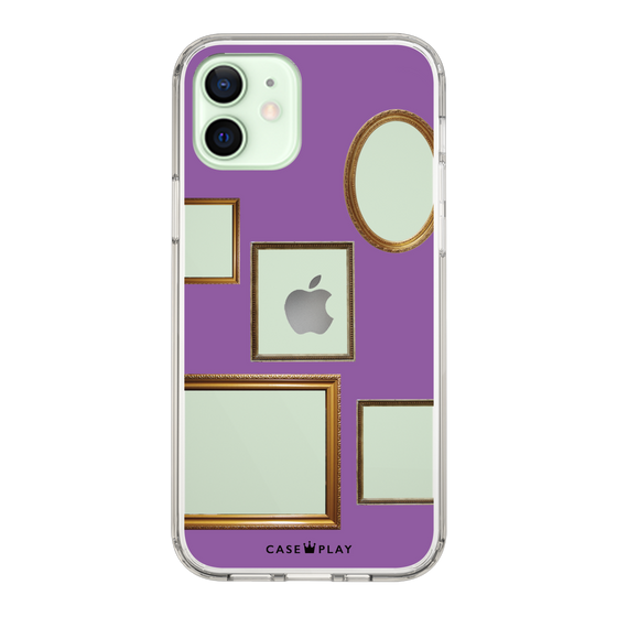スリムプロテクションケース［ Photo Frames - Purple ］