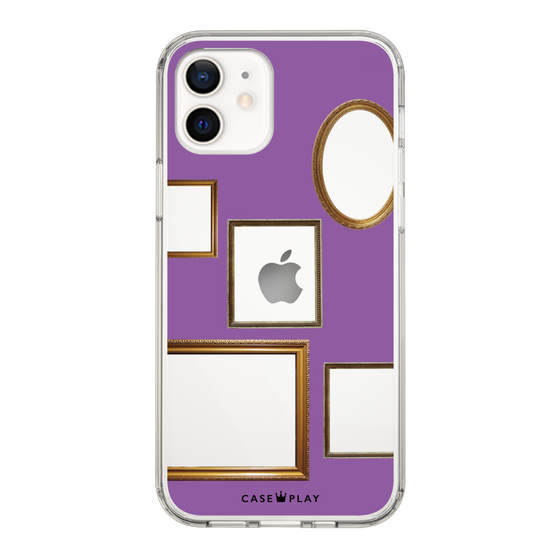 スリムプロテクションケース［ Photo Frames - Purple ］