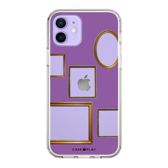 スリムプロテクションケース［ Photo Frames - Purple ］
