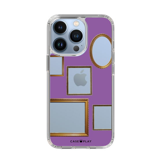 スリムプロテクションケース［ Photo Frames - Purple ］
