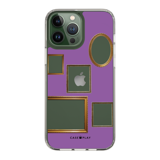スリムプロテクションケース［ Photo Frames - Purple ］