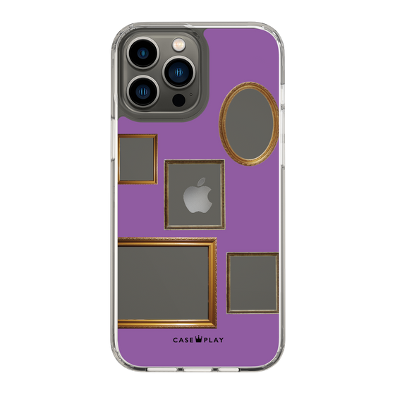 スリムプロテクションケース［ Photo Frames - Purple ］