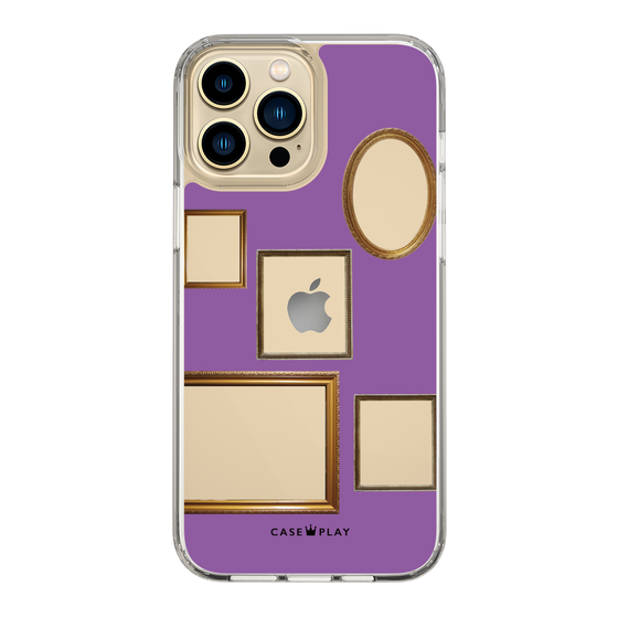 スリムプロテクションケース［ Photo Frames - Purple ］