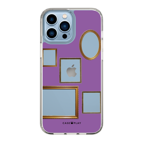 スリムプロテクションケース［ Photo Frames - Purple ］