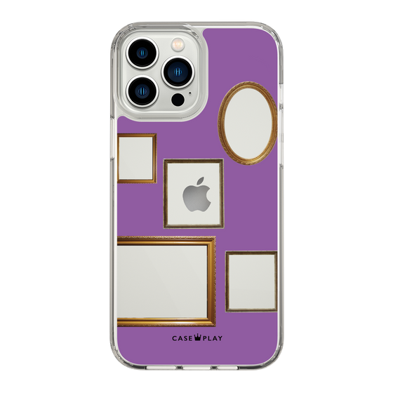 スリムプロテクションケース［ Photo Frames - Purple ］