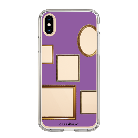 スリムプロテクションケース［ Photo Frames - Purple ］